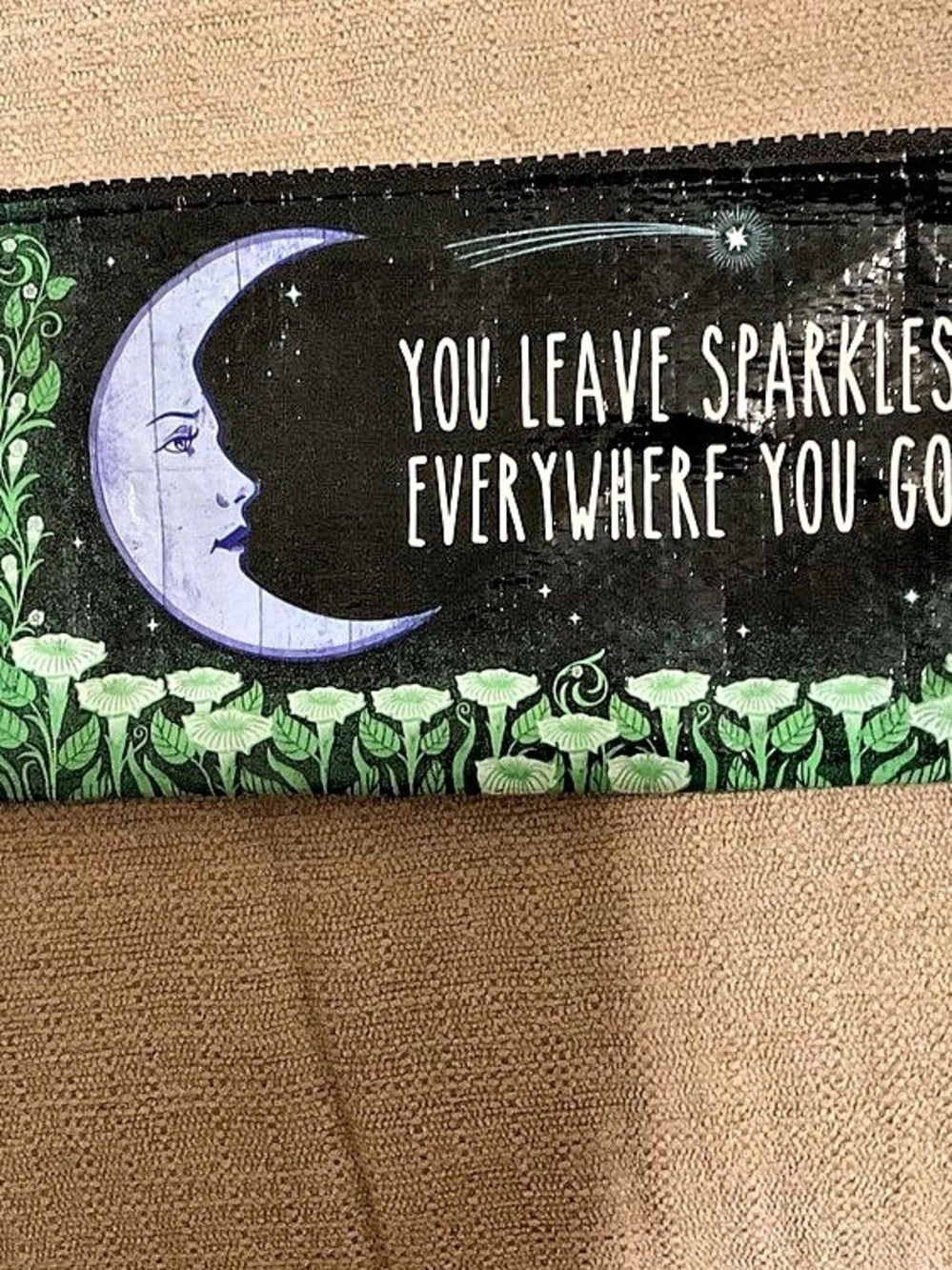 Blue Q You Leave Sparkles Everywhere You Go Pencil Case Pencil Case Green &